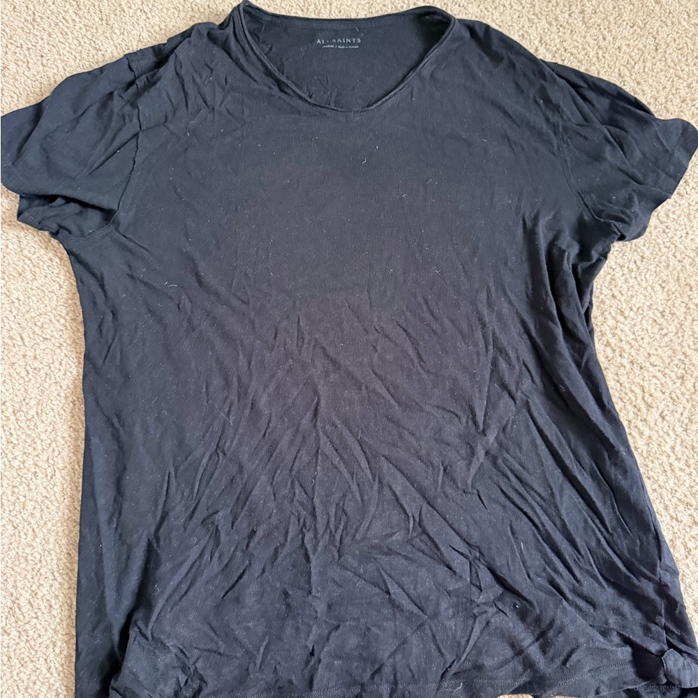 All Saints Black T-Shirt